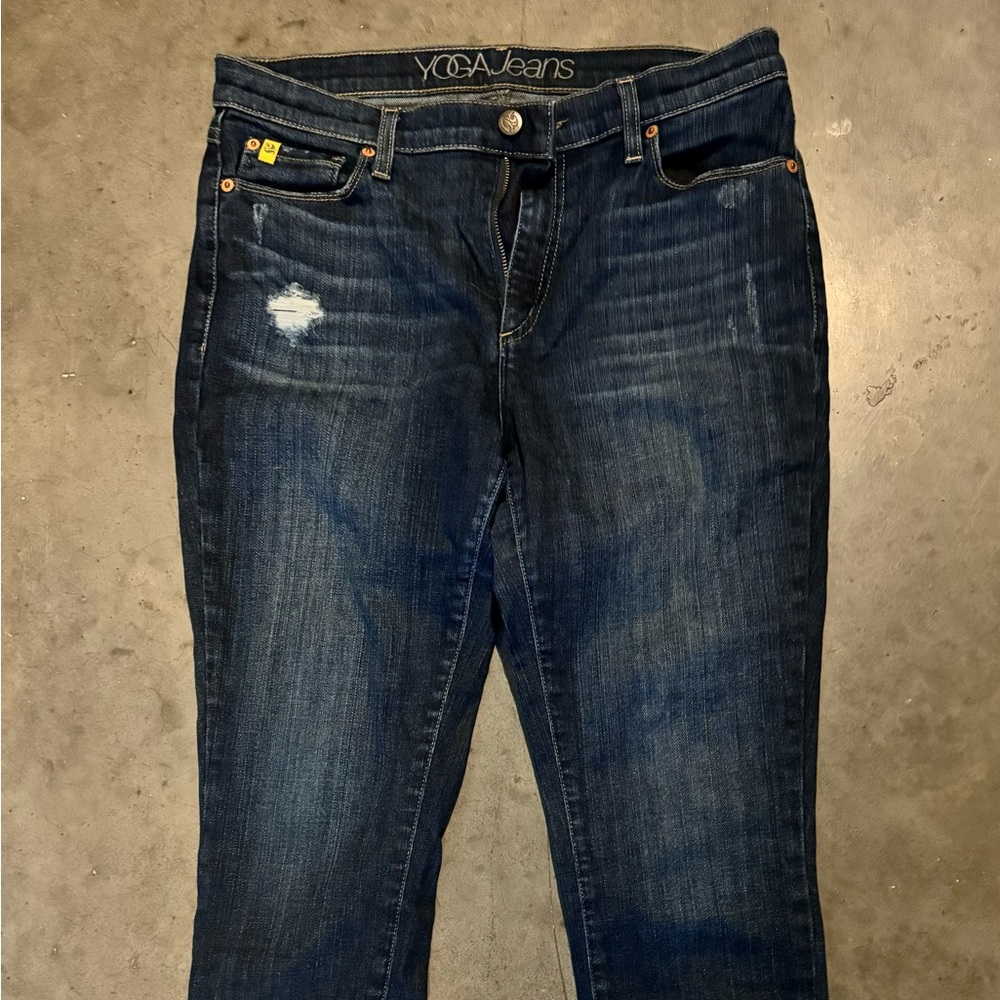 YogaJean Rachel Jean. Stretch denim. Skinny fit. Classic rise. Size 31